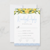 La Dolce Vita - Mediterrane bruiloft RSVP Kaart (Voorkant)