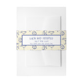 La Dolce Vita mediterrane citroenen Uitnodigingen Wikkel (Voorkant Voorbeeld)