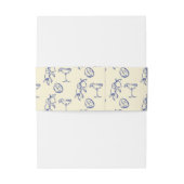 La Dolce Vita mediterrane citroenen Uitnodigingen Wikkel (Achterkant Voorbeeld)