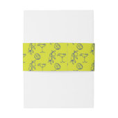 La Dolce Vita mediterrane citroenen Uitnodigingen Wikkel (Achterkant Voorbeeld)