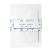 La Dolce Vita mediterrane citroenen Uitnodigingen Wikkel (Voorkant Voorbeeld)