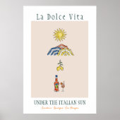 La Dolce Vita onder de Italiaanse zon Poster (Voorkant)