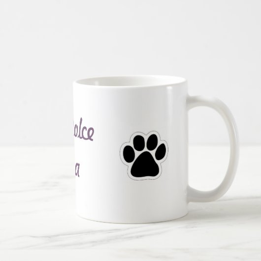 La Dolce Vita Pawprint Mok (Rechts)