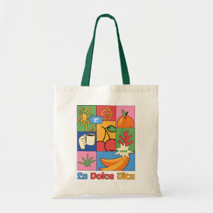 La Dolce Vita Pop Art – Kleurrijk Retro Zoet Leven Tote Bag