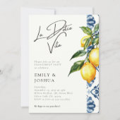 La Dolce Vita Positano Italiaanse Verlovingsfeest Kaart (Voorkant)