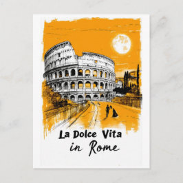 La Dolce Vita - Poster Art Briefkaart