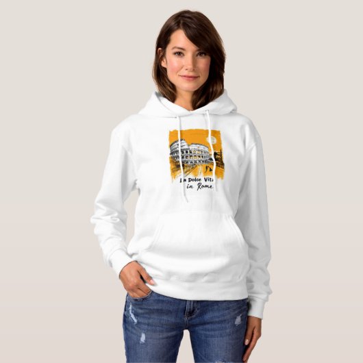 La Dolce Vita - Poster Art Hoodie (Voorkant volledig)