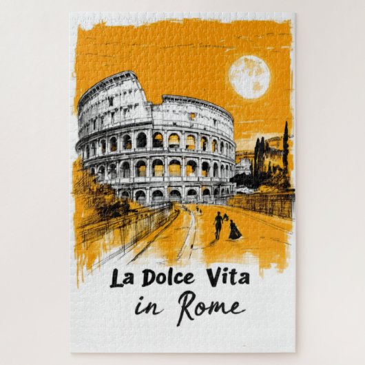 La Dolce Vita - Poster Art Legpuzzel (Verticaal)