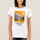 La Dolce Vita - Poster Art T-shirt (Voorkant)