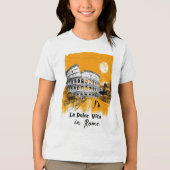 La Dolce Vita - Poster Art Tri-Blend Shirt (Voorkant)
