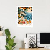 La Dolce Vita Print, Italië La Dolce Vita Reizen Poster (Thuiskantoor)