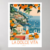 La Dolce Vita Print, Italië La Dolce Vita Reizen Poster (Voorkant)