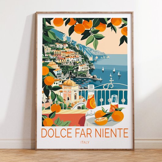 La Dolce Vita Print, Italië La Dolce Vita Reizen Poster