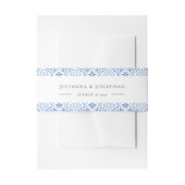 La Dolce Vita Receptie Insert Kaart Uitnodigingen Wikkel (Voorkant Voorbeeld)