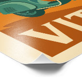 La Dolce Vita – Retro Italian Coast Travel Foto Afdruk (Hoek)