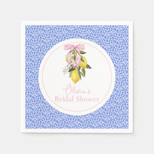 La Dolce Vita Roze Lint Bruidsdouche Servet (Voorkant)