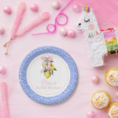 La Dolce Vita Roze Lint Bruiloftsfeest Papieren Bordje (Feest)