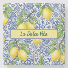 La Dolce Vita Sicilië Stenen Onderzetter