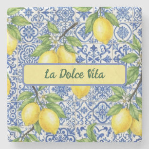 La Dolce Vita Sicilië Stenen Onderzetter