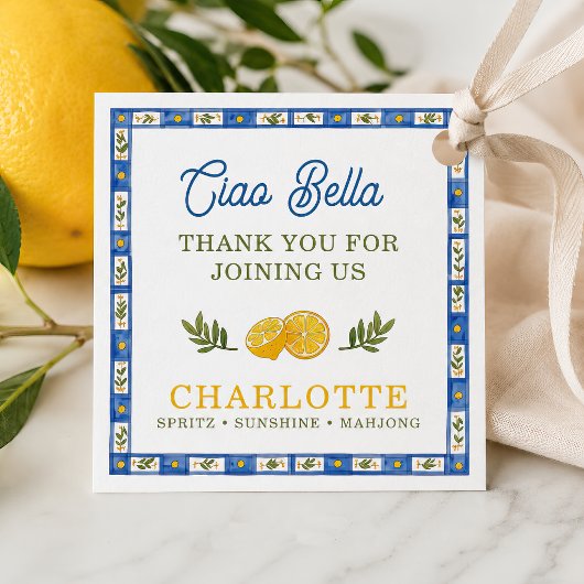 La Dolce Vita Spritz & Stacks Bedankjes Labels