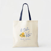 La Dolce Vita Stijlvol Italiaans Zomer Vrijgezelle Tote Bag (Voorkant)