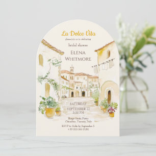 La Dolce Vita Toscaans Dorps Bruidsdiner Kaart