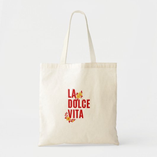 La dolce vita tote bag (Voorkant)