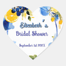 La Dolce Vita-Vrijgezellenfeest Hart Sticker