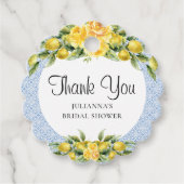 La Dolce Vita - Vrijgezellenfeest Mediterrane citr Bedankjes Labels (Voorkant)