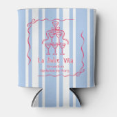 La Dolce Vita vrijgezellenweekend Blikjeskoeler (Voorkant)