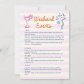 La Dolce Vita vrijgezellenweekend Kaart (Achterkant)