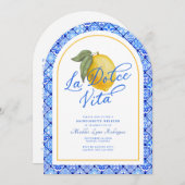 La Dolce Vita vrijgezellenweekend Kaart (Voorkant / Achterkant)