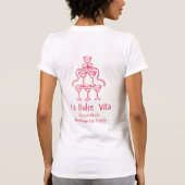La Dolce Vita vrijgezellenweekend T-shirt (Achterkant)