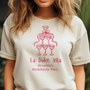 La Dolce Vita vrijgezellenweekend T-shirt