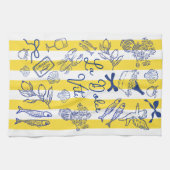 La Dolce Vita Whimsical Italian Themed Theedoek (Horizontaal)