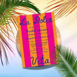 La Dolce Vita Whimsy Italiaanse Zonsondergang Brui Kaart