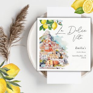 La Dolce Vita Zomer Italiaanse Bruiloftsfeest  Servet