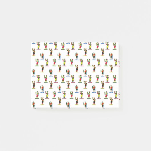La Donna di Scopa Pattern Post-it® Notes (Voorkant)