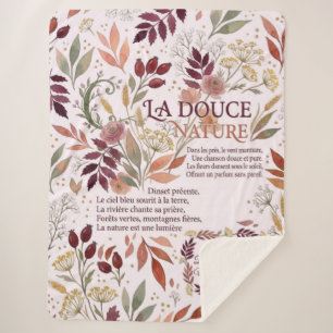 La Douce Nature Sherpa Dekensprei Deken