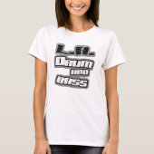 LA DRUM n BASS girl DnB shirt (Voorkant)