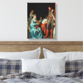 La Duchesse Abrantes et le General Junot Canvas Afdruk (Insitu (Slaapkamer))