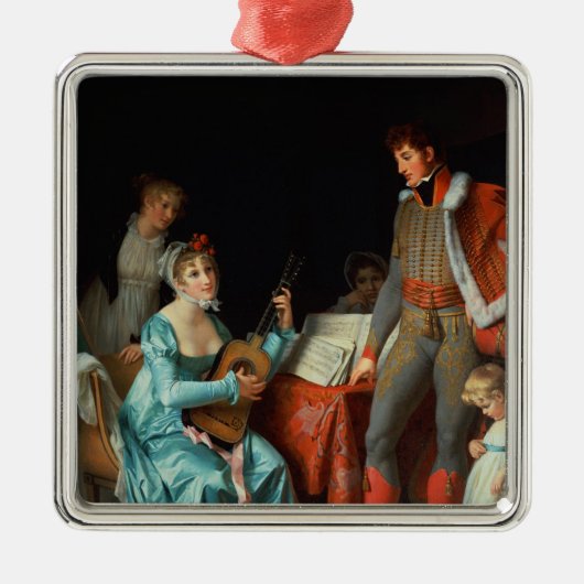 La Duchesse Abrantes et le General Junot Metalen Ornament (Voorkant)