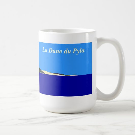 "La Dune du Pyla" Koffiemok (Rechts)