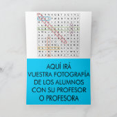 La educación cambia el mundo. 1º dame nombres. kaart (Binnen)