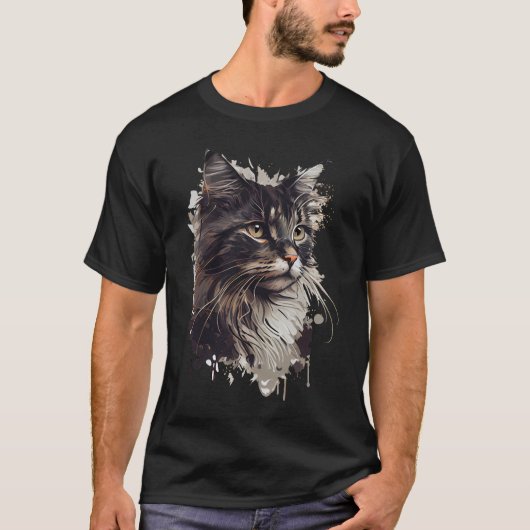 La Elegancia felina en tu vida T-shirt (Voorkant)