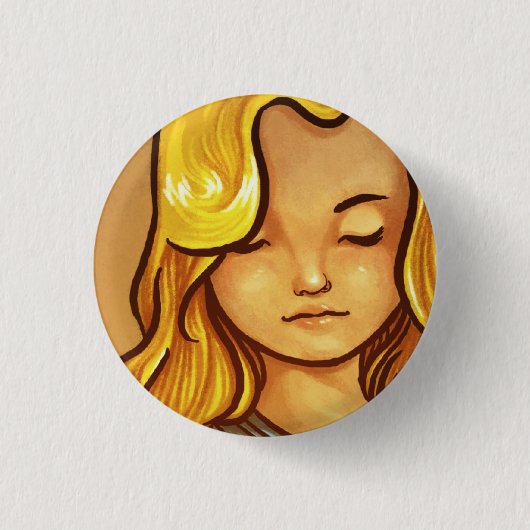 La fabbricante di pennuti ronde button 3,2 cm (Voorkant)