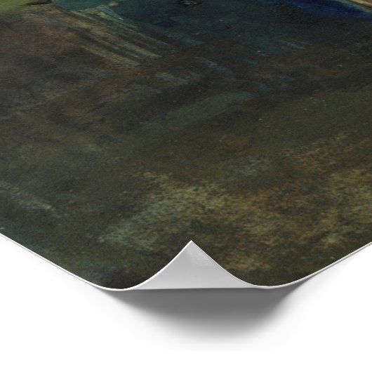 La Farge - de geest van de waterLily Poster (Hoek)