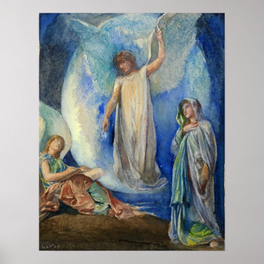 La Farge - De registrerende engel Poster (Voorkant)