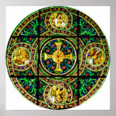 La Farge - Glas in lood Poster (Voorkant)