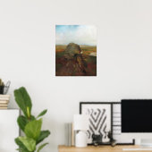 La Farge - Herfststudie uitzicht over Hanging Rock Poster (Thuiskantoor)